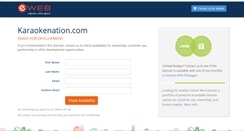 Desktop Screenshot of karaokenation.com